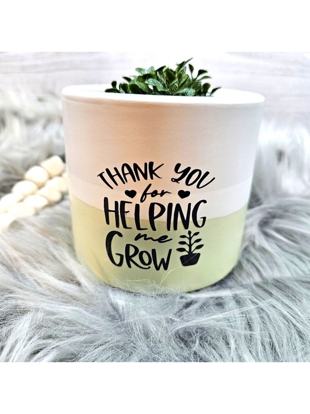 🌞2 for $20🌞 Teacher plant pot Thank You For Helping Me Grow